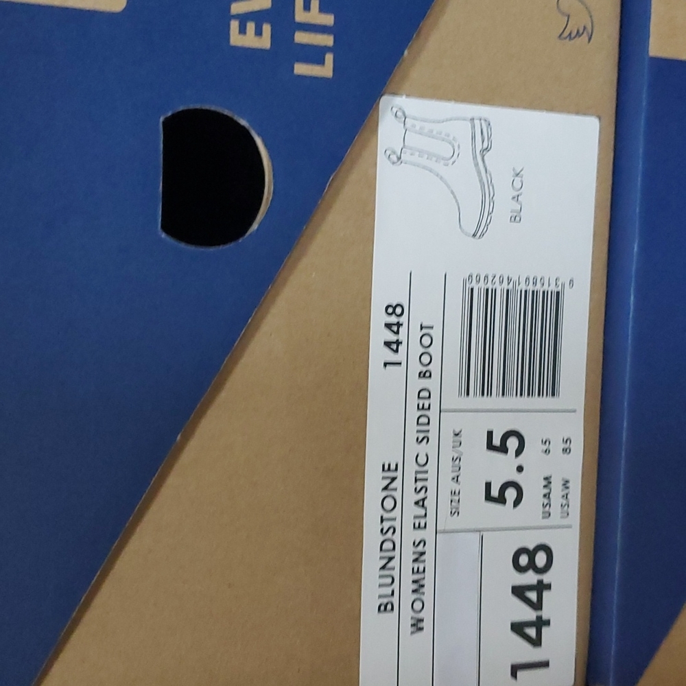 New Blundstone 1448 Voltan Black High Top Chelsea Boot - Picture 7 of 7